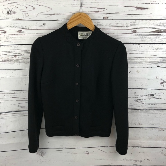Dalton Sweaters - Dalton Wool Sweater Jacket Vintage 1950s Med